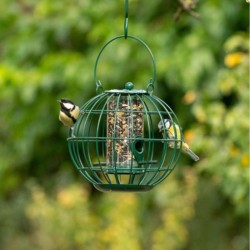 Silo pour graines avec cage de protection London