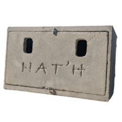 Nichoir à Moineaux à intégrer - Double - Béton de bois - Nat'h