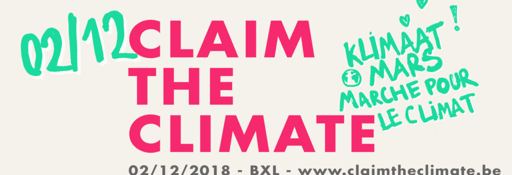 Marche pour le climat – 2 décembre 2018 – Bruxelles